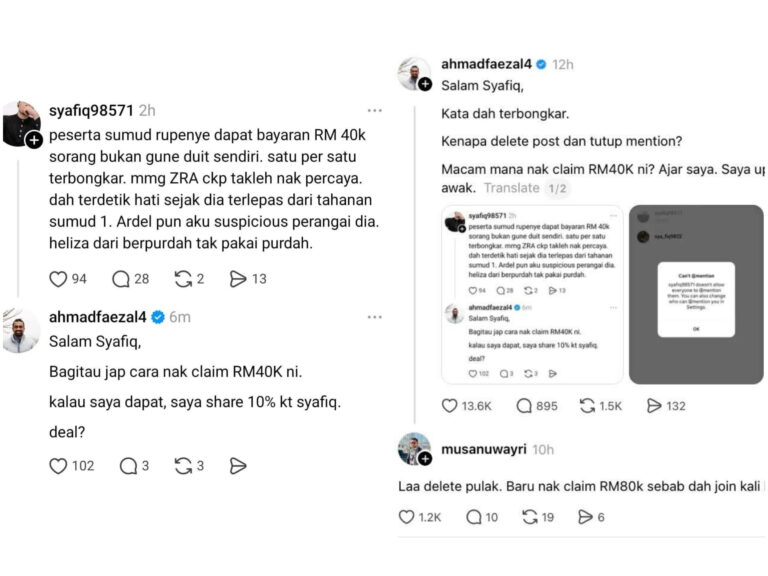 Tuduh peserta Sumud dibayar RM40,000, akaun terus ‘lesap’ lepas kena cabar