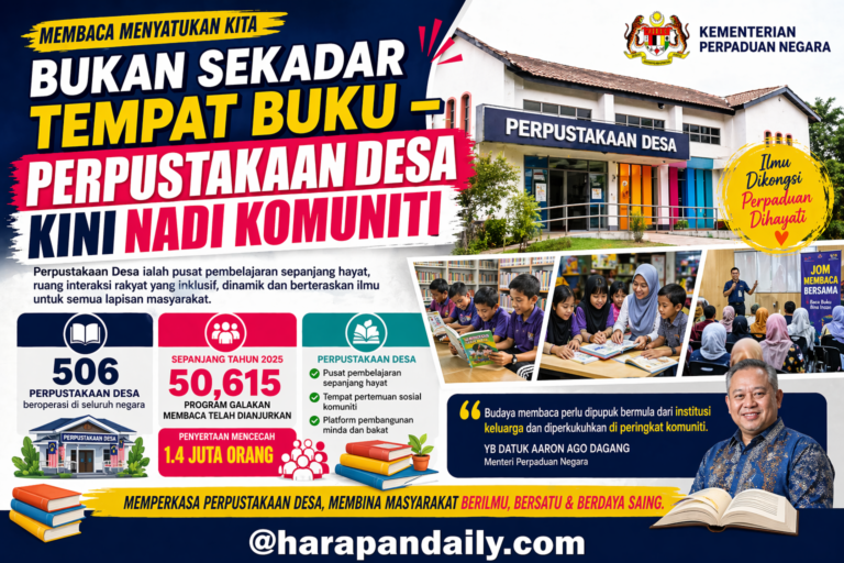 Lebih 50,000 program setahun – Perpustakaan desa bangkit semula