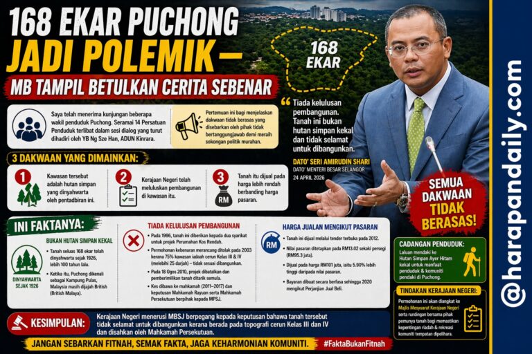 Polemik 168 ekar hutan Puchong: Amiruddin tampil luruskan fakta