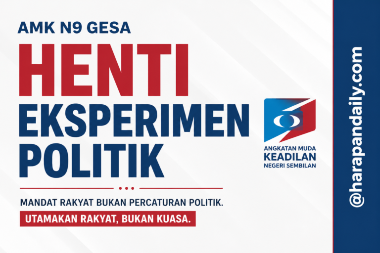 AMK N9 : Hentikan eksperimen politik, rakyat bukan bahan uji kaji 