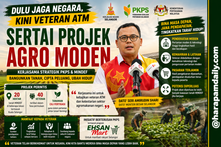 Dulu jaga negara, kini veteran ATM sertai projek agro moden