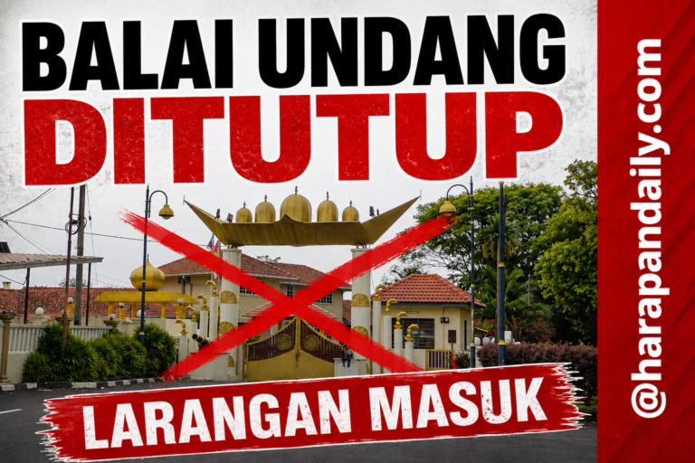 Balai Undang ‘ditutup’, adat tak boleh jalan