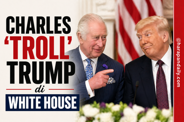 “Kalau bukan British, AS cakap Perancis” – Raja Charles ‘troll’ Trump di White House