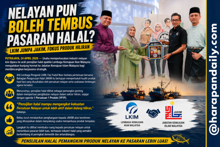 Nelayan tembus pasaran halal? LKIM jumpa JAKIM