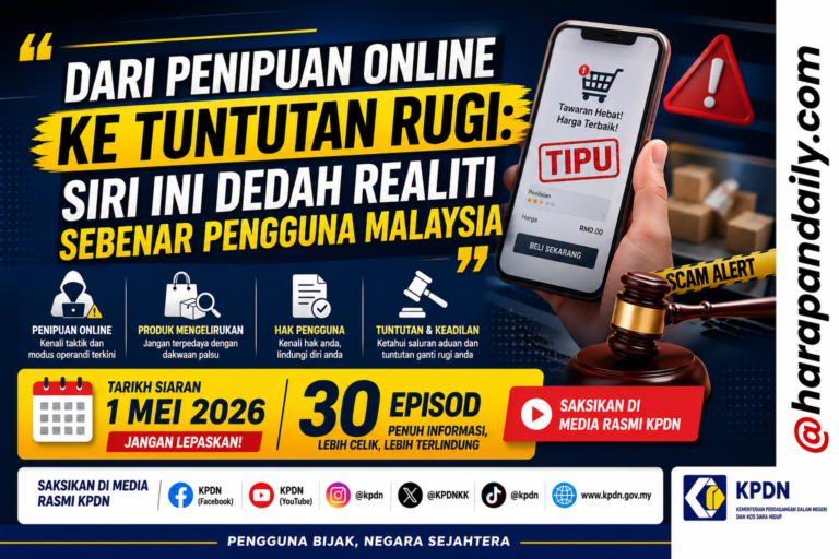 Penipuan ‘online’ ke tuntutan rugi: Siri KPDN dedah realiti sebenar pengguna