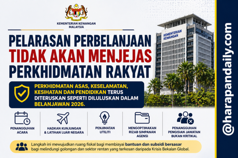 Kerajaan ‘ketatkan belanja’, tapi rakyat tak terjejas 