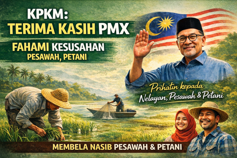 KPKM: Terima kasih PMX, fahami kesusahan pesawah, petani