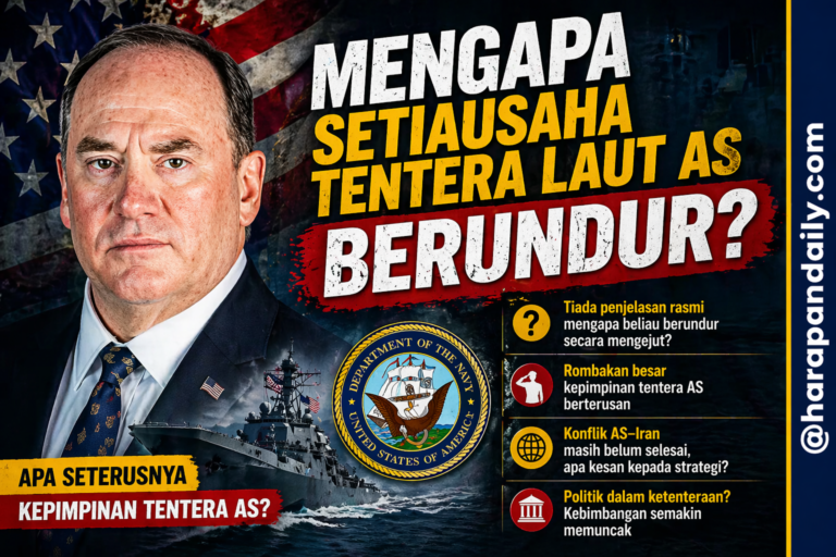 Mengapa Setiausaha Tentera Laut AS berundur serta-merta?