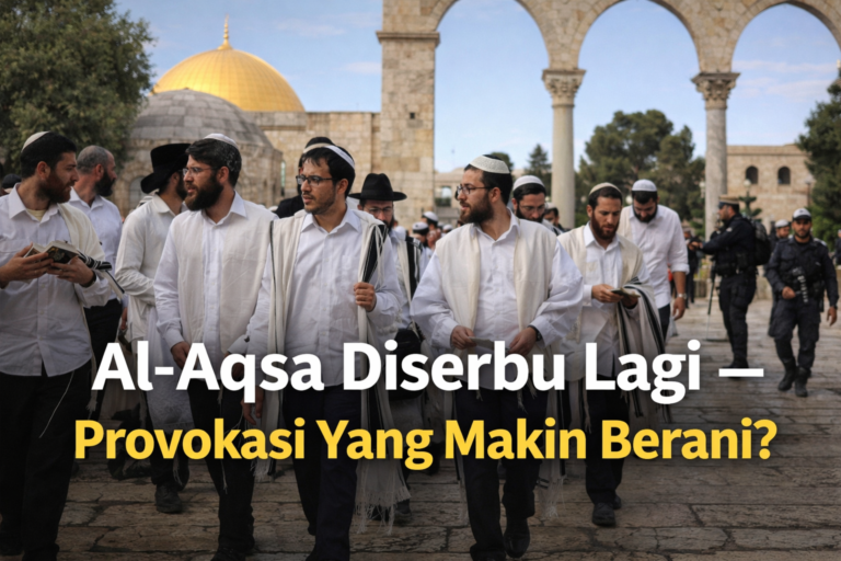 Al-Aqsa diserbu lagi, provokasi Israel makin melampau