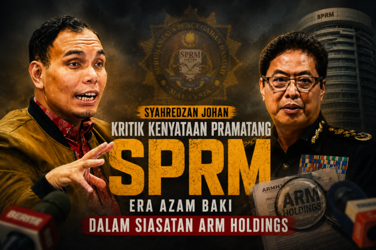 Syahredzan kritik kenyataan pramatang SPRM era Azam dalam siasatan Arm Holdings