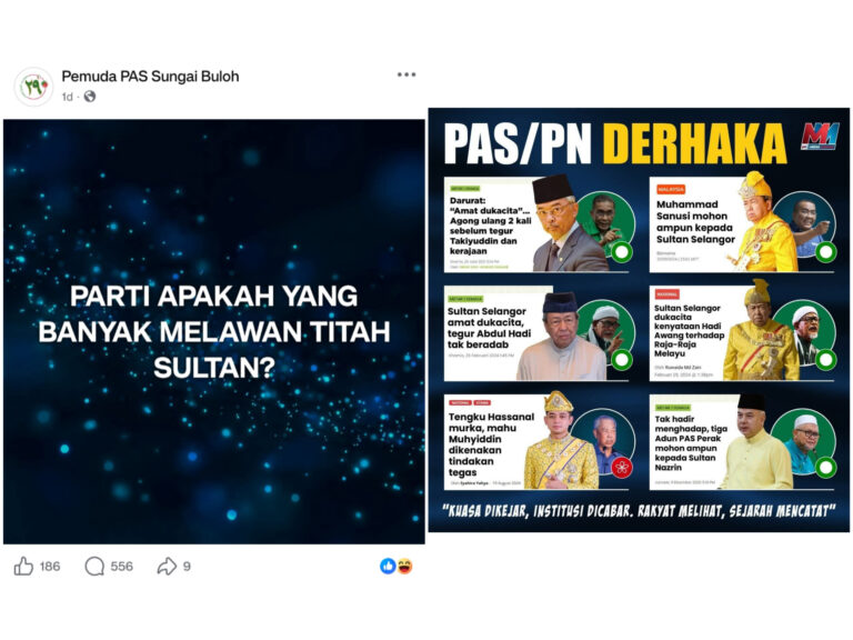 Soalan pemuda Pas makan diri, netizen tepek deretan teguran istana kepada pemimpin PN