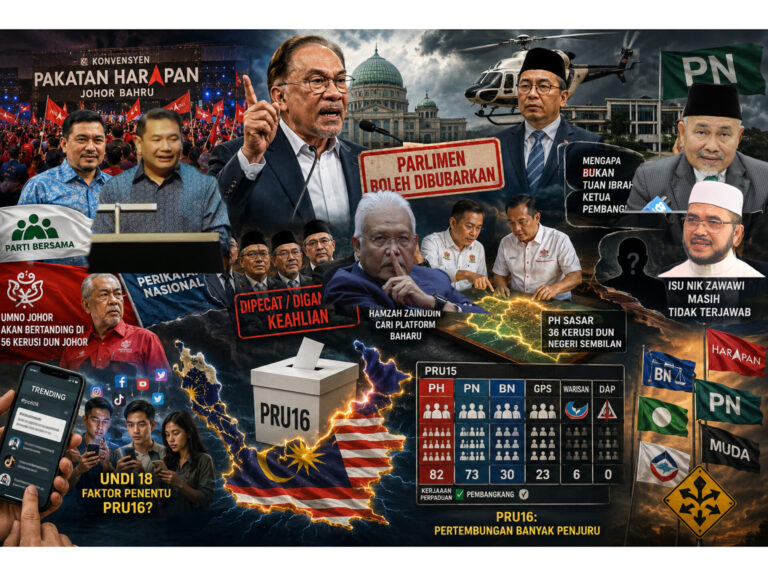 Kerajaan Perpaduan 2.0 atau perpisahan menjelang PRU16?
