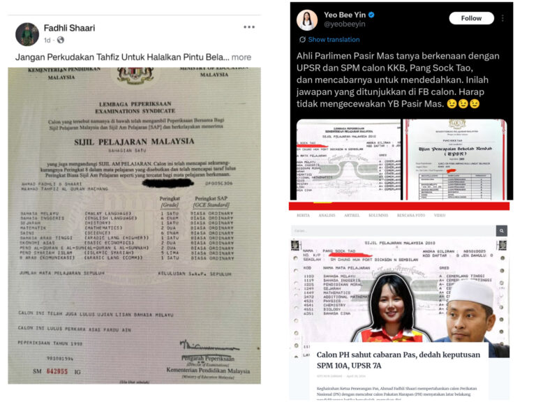 Netizen bandingkan ‘result’ 10A SPM ADUN KKB dengan Fadhli Shaari gara-gara isu lama ini