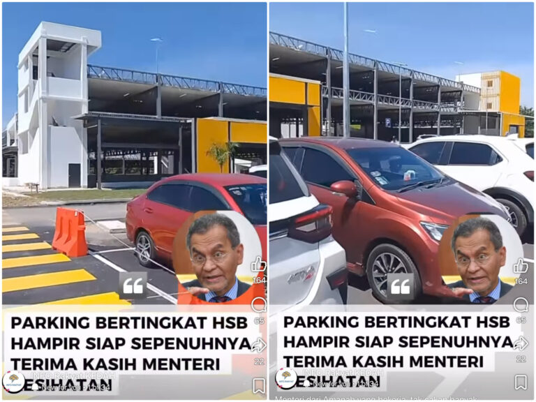 Parkir bertingkat Hospital Sultanah Bahiyah kini hampir siap, terima kasih menteri kesihatan