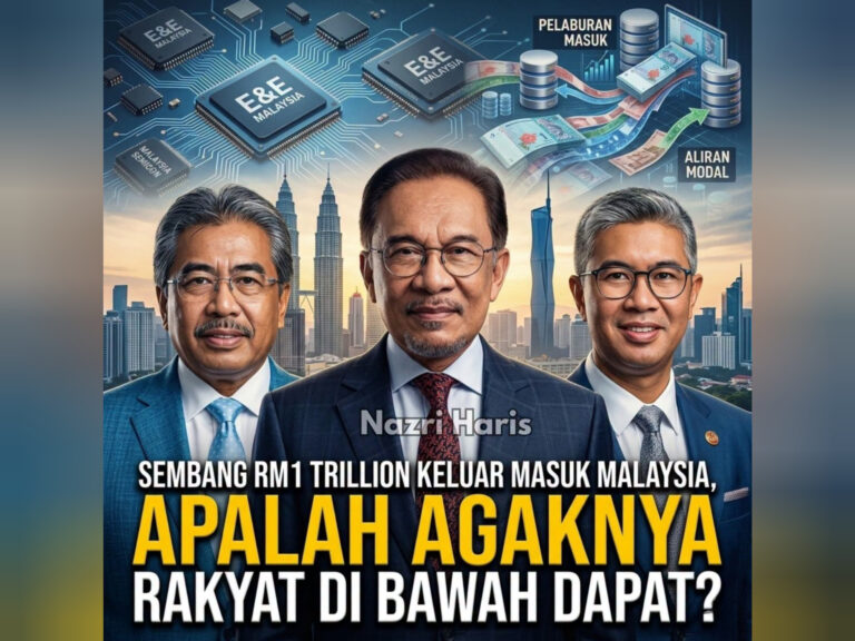 RM1 Trilion dah masuk, tapi apa yang turun kepada rakyat? Ini jawapannya