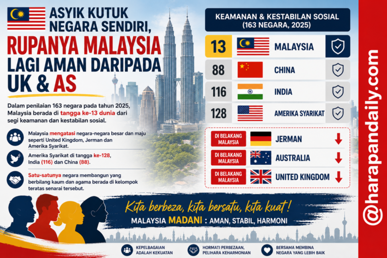 Kita asyik gaduh pasal politik, teh tarik,  rupanya dunia kagum tengok Malaysia 