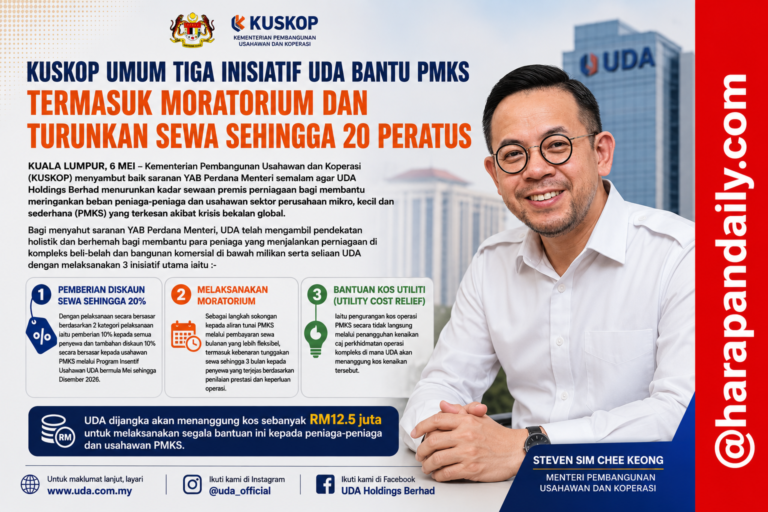 “Sewa turun, moratorium pun ada” – UDA diarah bantu peniaga hadapi krisis global