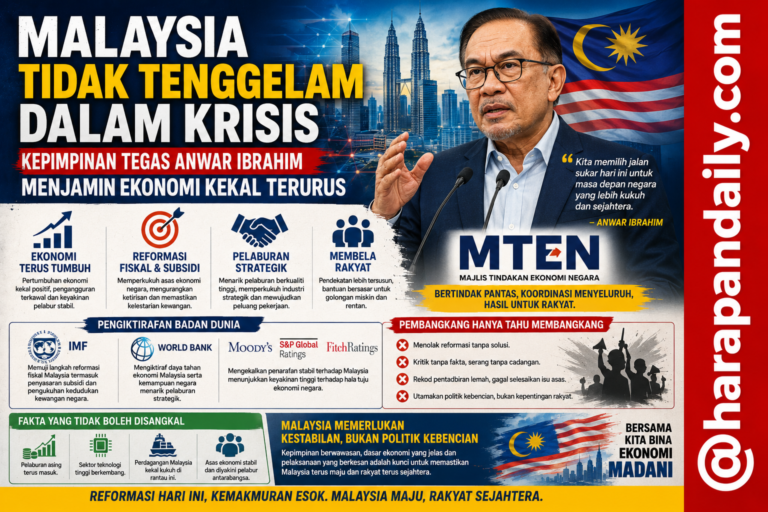Anwar dan MTEN bekerja selamatkan negara, pembangkang hanya tahu menyalak