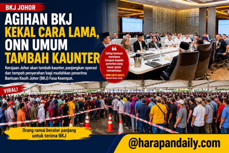 Kenyataan bukan main panjang tetapi tak mahu buat terus ke akaun bank