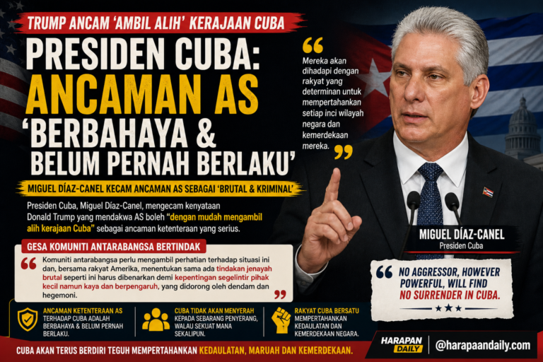 Trump nak ‘ambil’ Cuba? Presiden label ancaman bahaya