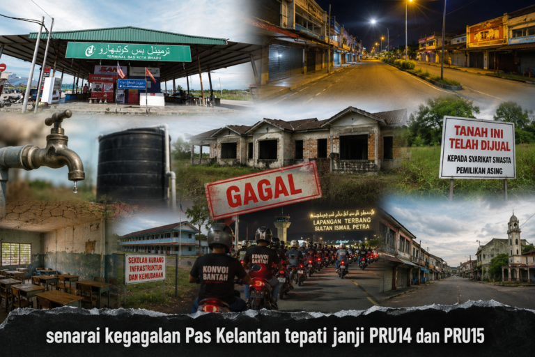 Senarai kegagalan Pas Kelantan tepati janji PRU14 dan PRU15