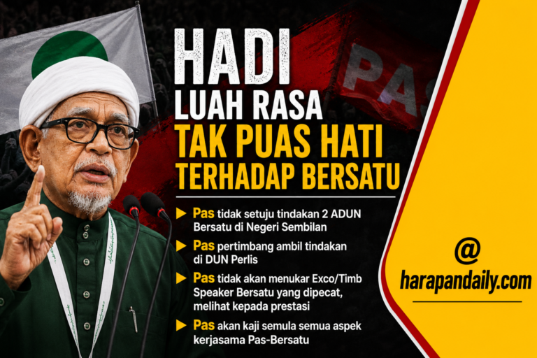 Pas dah mula naik angin? – Hadi didakwa tak puas hati dengan langkah Bersatu