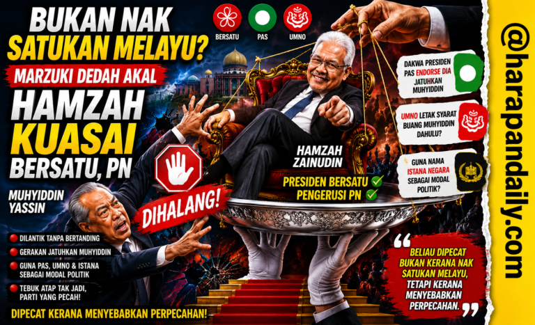 “Bukan nak satukan Melayu?” – Marzuki dedah akal Hamzah kuasai Bersatu, PN