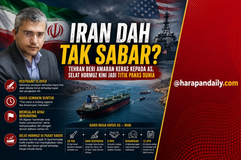 Iran dah tak sabar? Selat Hormuz kini jadi titik panas dunia