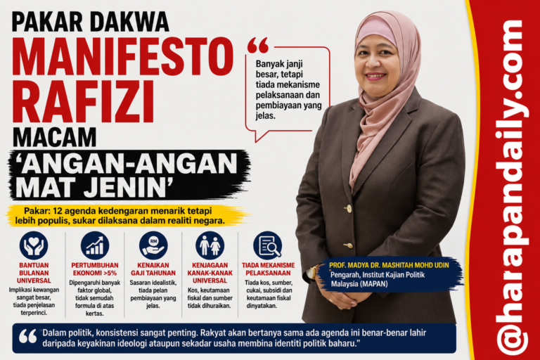 Janji bulan bintang? – Pakar dakwa manifesto Rafizi macam angan-angan Mat Jenin