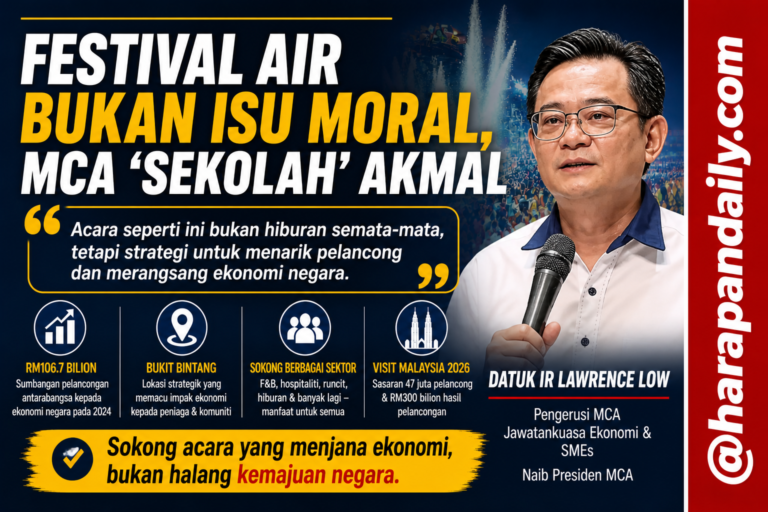 Festival air bukan isu moral : MCA ‘sekolah’ Akmal