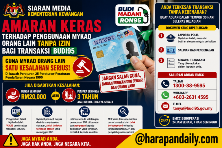 Beli minyak guna MyKad orang lain? Anda boleh dipenjara 3 tahun