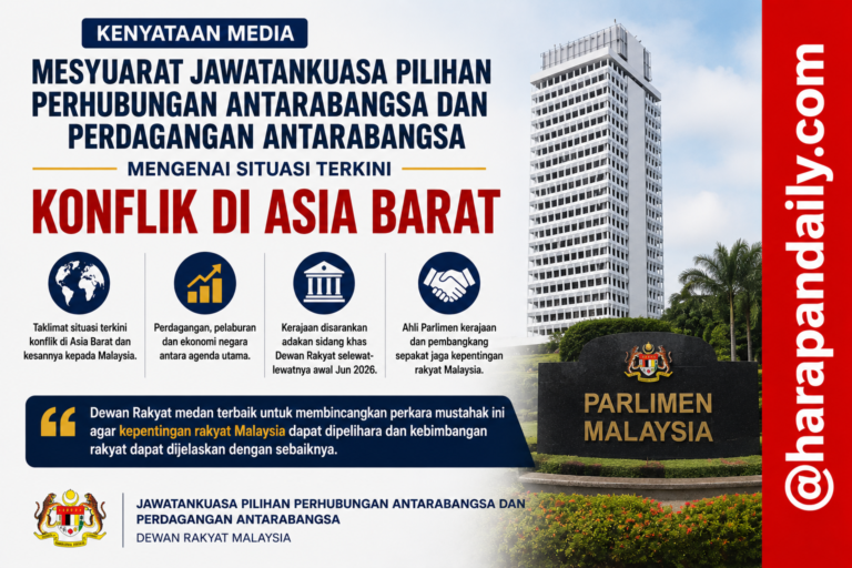 Konflik Asia Barat :  MP kerajaan, pembangkang sepakat bersidang rangka strategi