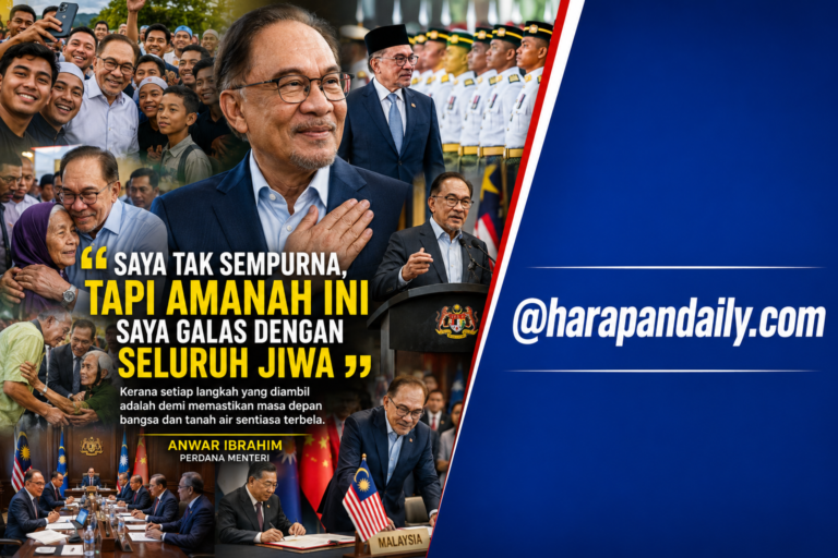 Saya tak sempurna, tapi amanah ini saya galas dengan seluruh jiwa – Anwar