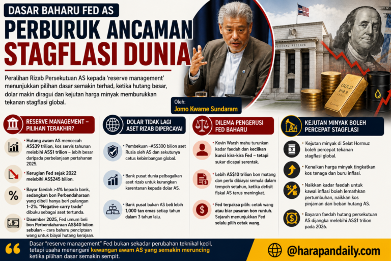 Dasar Baharu Fed AS, pertunjuk gagal urus krisis fiskal 