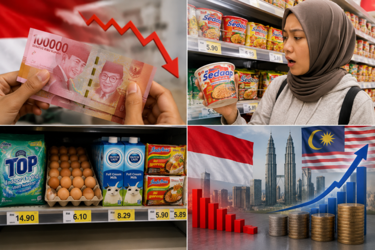 Pecah rekod, RM1 sudah dapat 4,500 rupiah Indonesia
