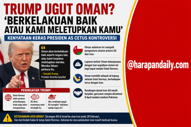 Trump ugut Oman pula?