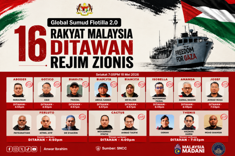 Konvoi bantuan Gaza dipintas, Malaysia anggap tindakan Israel biadap