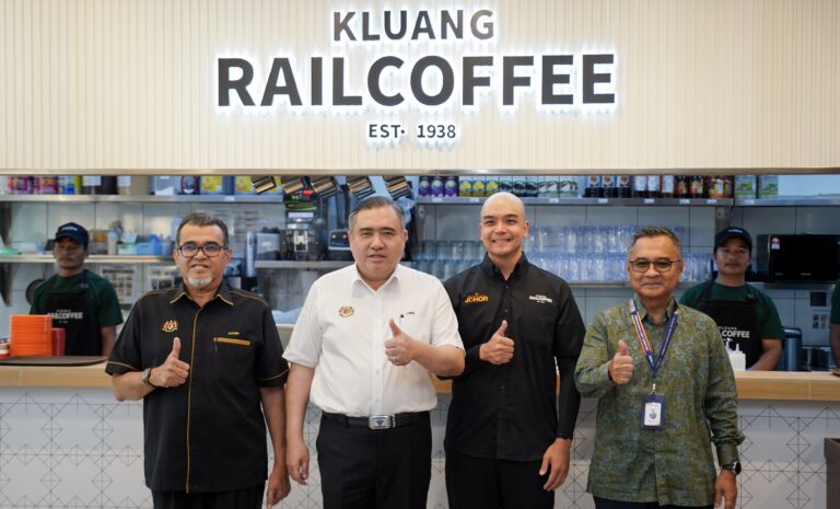 Kluang Railcoffee rasmi dibuka di Menara Sentral RAC, perkasa nilai komersial aset rel negara