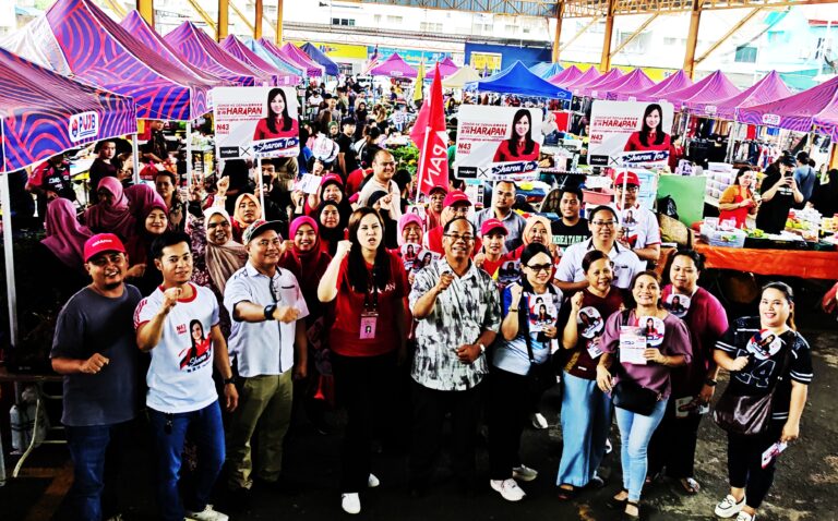 Sharon Teo turun padang tinjau Pasar Borneo, mahu naik taraf kemudahan demi keselesaan rakyat