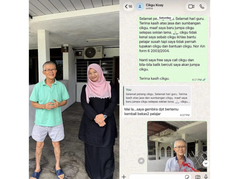 Berlinang air mata baca cerita Ain dan Uncle Koay