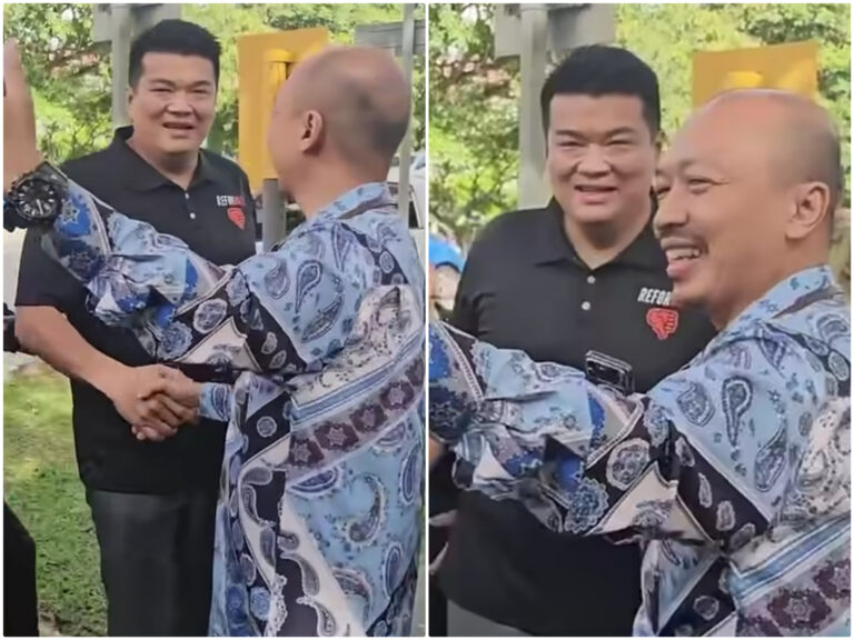 Albert Tei tiba-tiba muncul ketika sidang media, Syam Ghaz pergi bersemuka