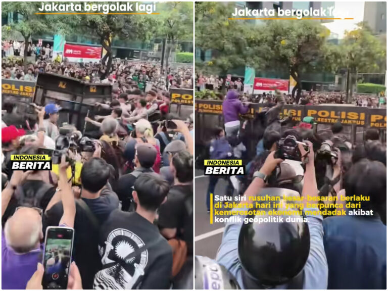 Jakarta bergolak lagi, kali ini mahasiswa jadi juara