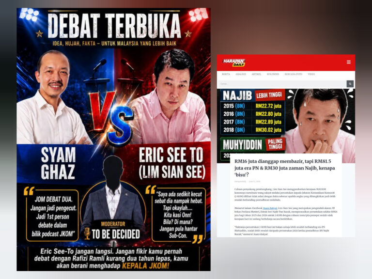 Lim Sian See sahut cabaran debat dengan Syam Ghaz