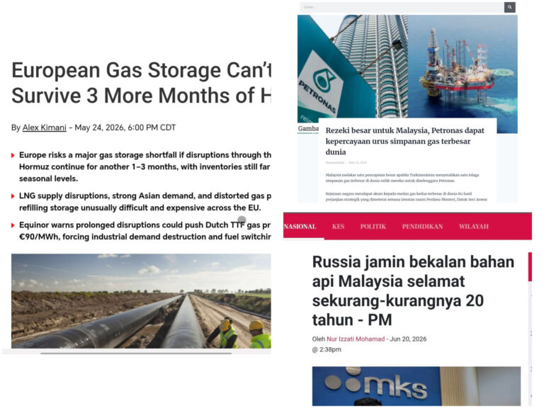 Ketika negara lain berebut minyak, Malaysia pula dapat akses telaga gas terbesar dunia