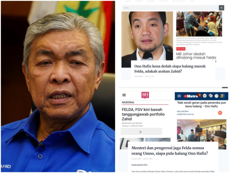 Zahid bersuara, nafi ada arahan halang Onn Hafiz masuk Felda