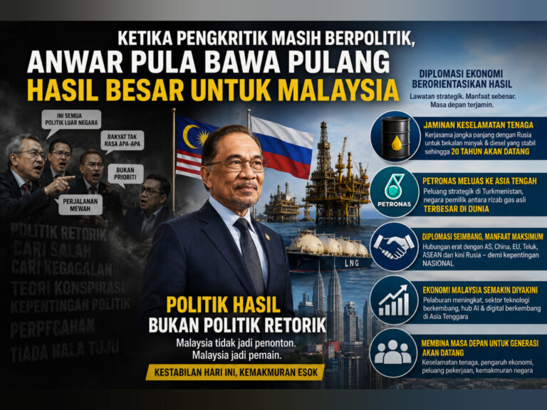 Ketika pengkritik masih berpolitik, Anwar pula bawa pulang hasil besar untuk Malaysia