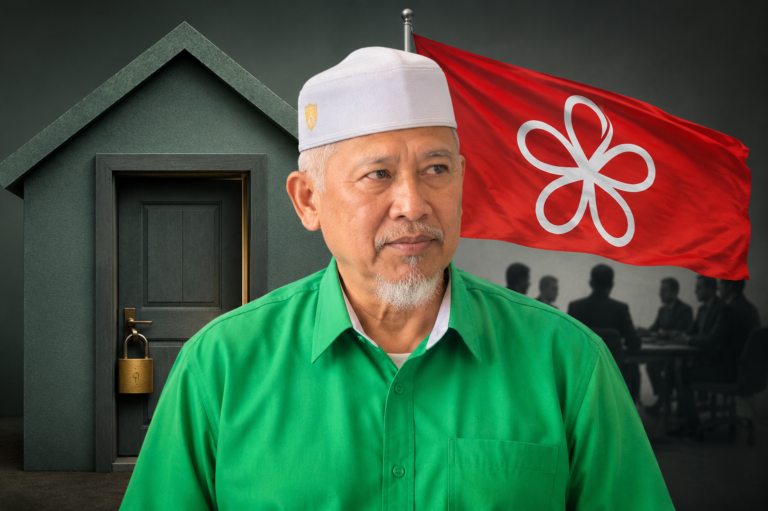 Bersatu macam ada dalam rumah tapi terkunci dalam bilik tidur