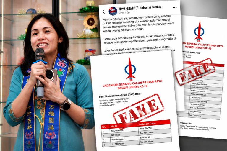 PRN Johor: Senarai calon DAP jadi bualan, rupanya sah palsu