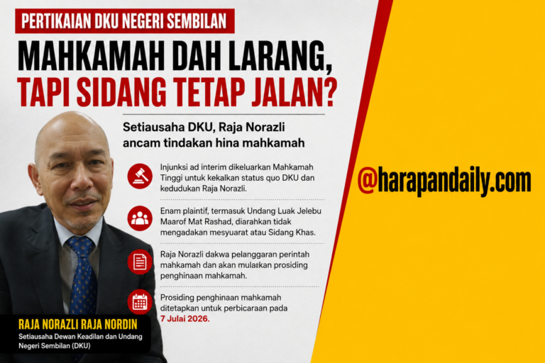 Mahkamah dah larang? : Setiausaha DKU cadang tindakan hina mahkamah