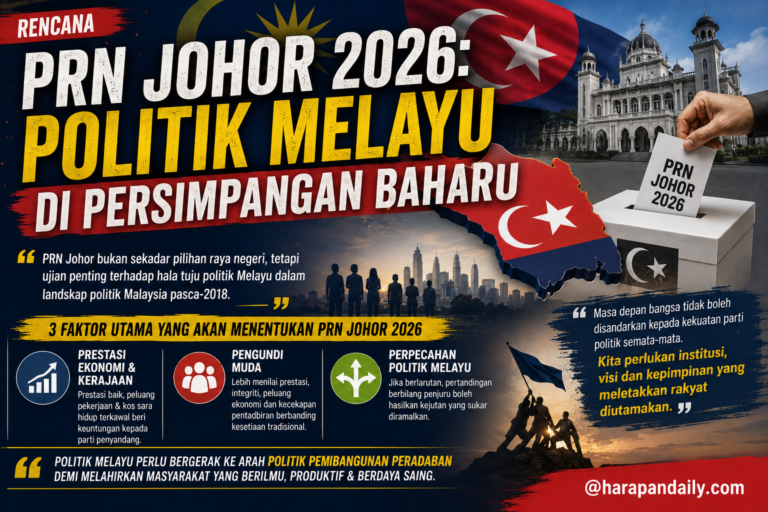 RENCANA | PRN Johor 2026: Politik Melayu di persimpangan baharu